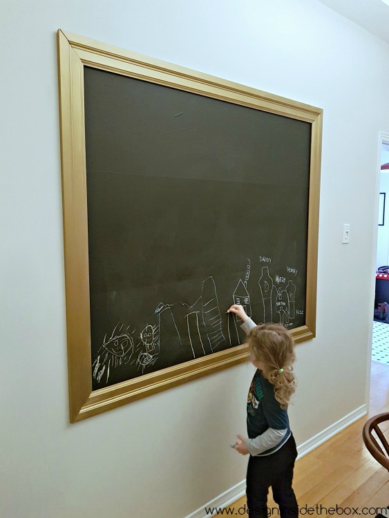 DIY Chalkboard! www.designinsidethebox.com