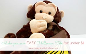 Make your own EASY Halloween Tote!