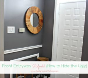 Front Entrance (aka Mudroom) Refresh! www.designinsidethebox.com