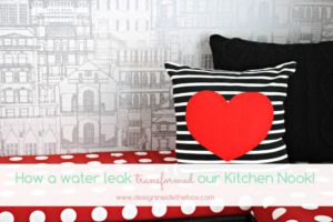 Kitchen Nook Makeover! www.designinsidethebox.com