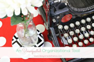 An Unexpected Organizational Tool! www.designinsidethebox.com