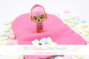 DIY Valentine's Day Pouch! www.designinsidethebox.com