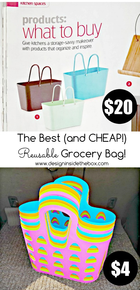 The Best Reusable Grocery Bag! www.designinsidethebox.com