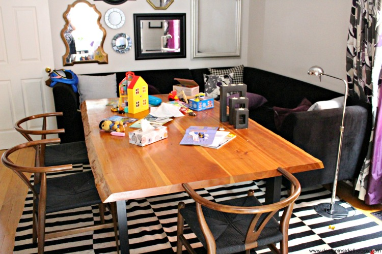 What my Home REALLY looks like on a Regular Basis! www.designinsidethebox.com