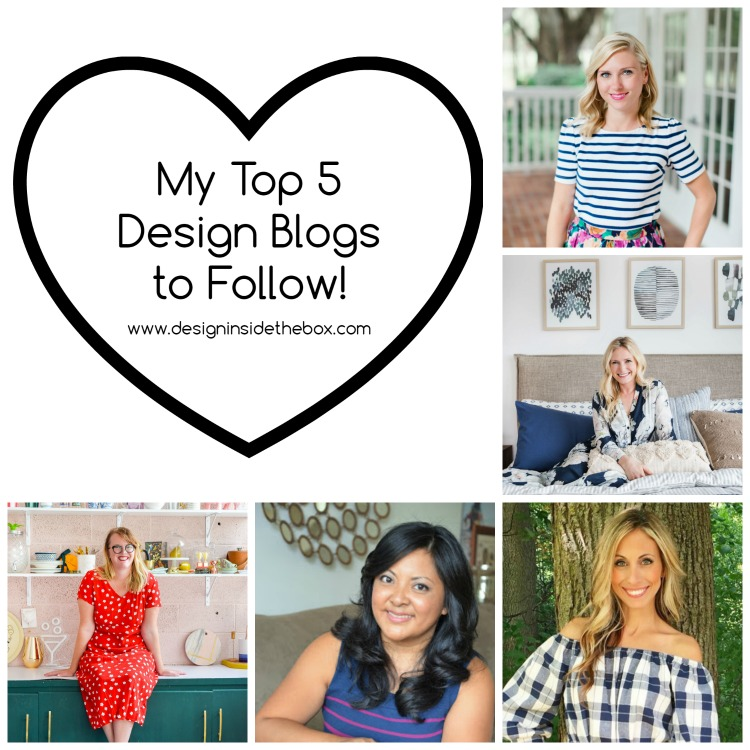 My Top 5 Design Blogs! www.designinsidethebox.com